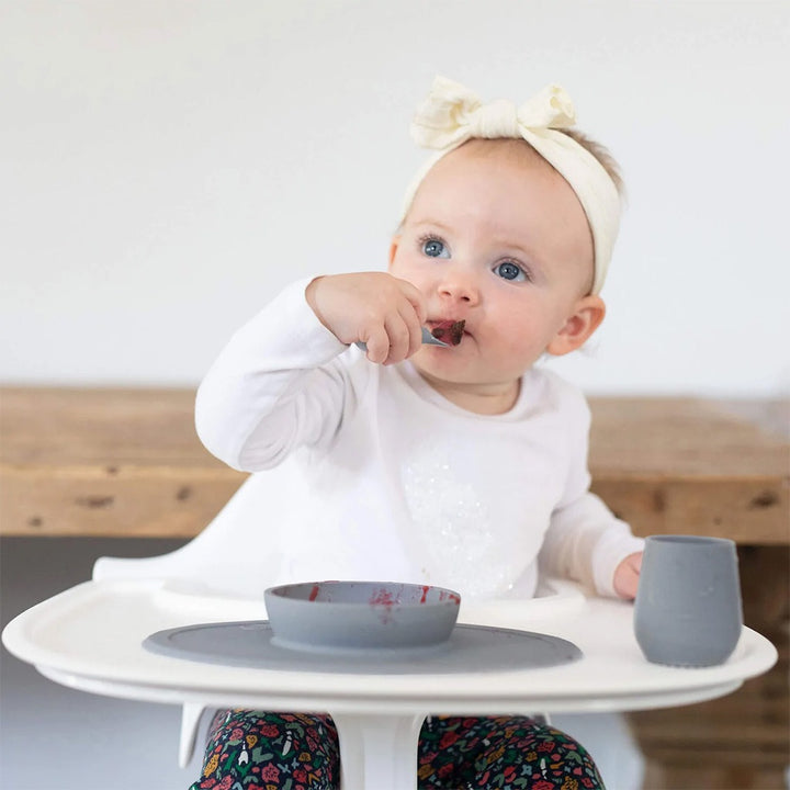 Suavinex Hygge Baby Silicone Spoon Grey 1's - Easy Pharmacy LLC