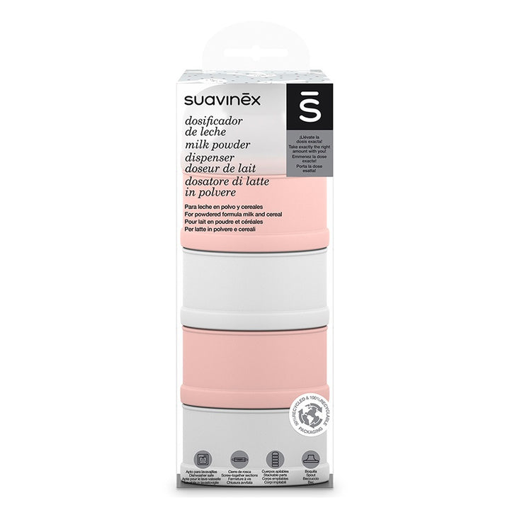 Suavinex Hygge Baby Milk Powder Container - Pink, Pack of 1's - Easy Pharmacy LLC