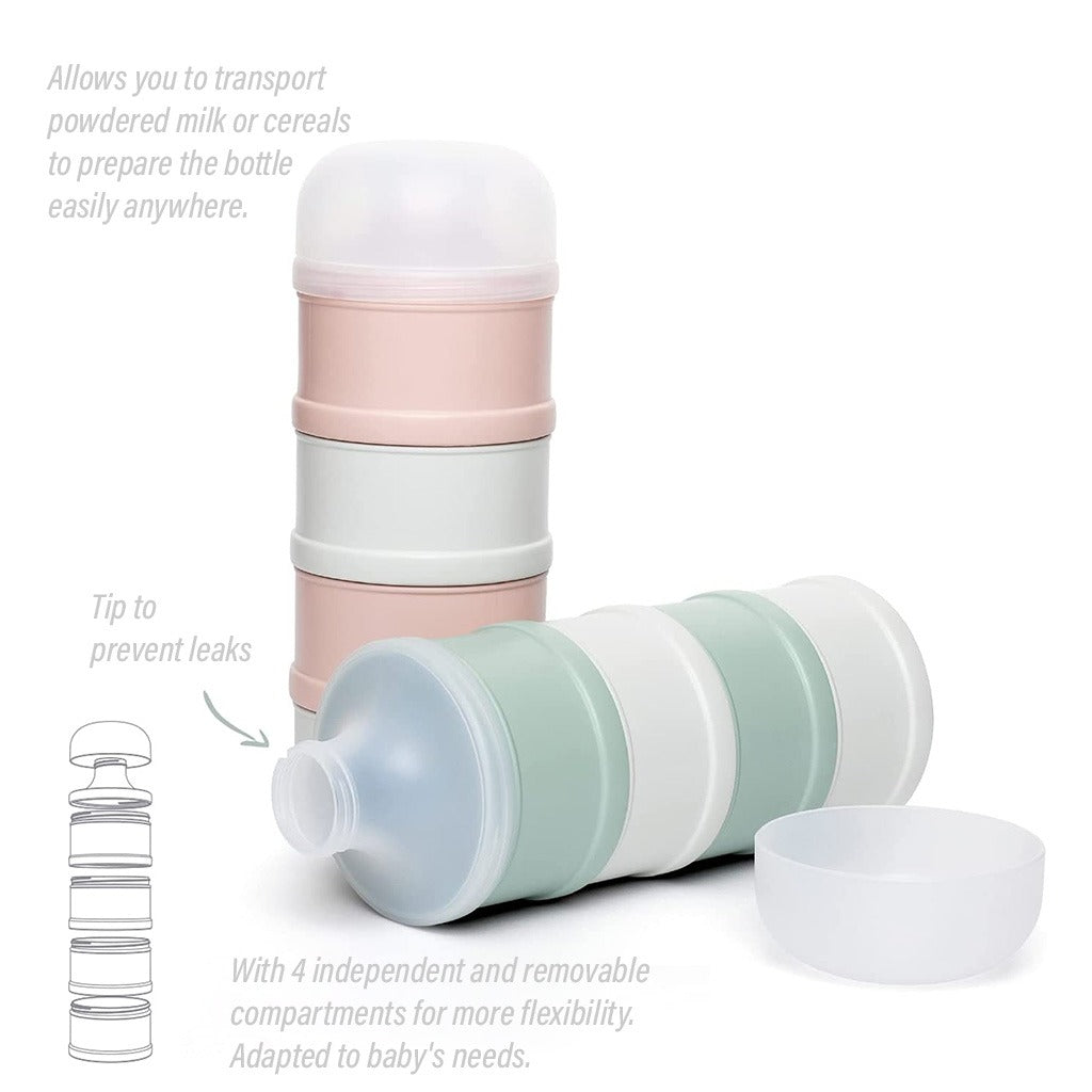 Suavinex Hygge Baby Milk Powder Container - Pink, Pack of 1's - Easy Pharmacy LLC