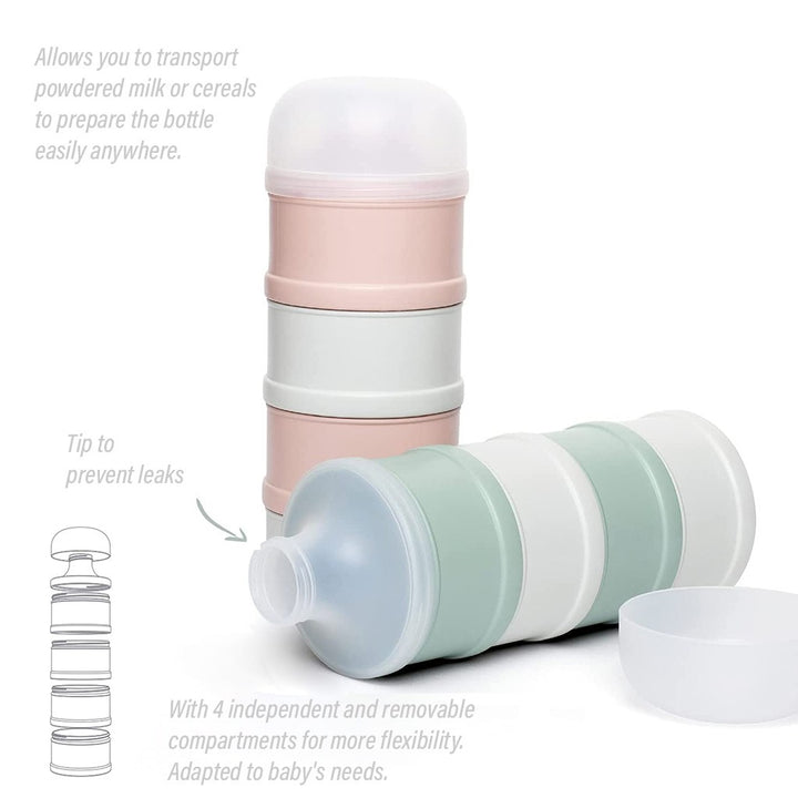 Suavinex Hygge Baby Milk Powder Container - Green, Pack of 1's - Easy Pharmacy LLC