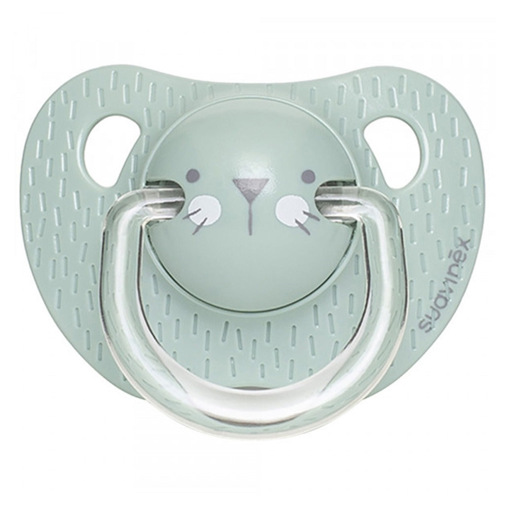 Suavinex Evolution Anatomical Soother Green Whiskers 0-6 Months - Easy Pharmacy LLC