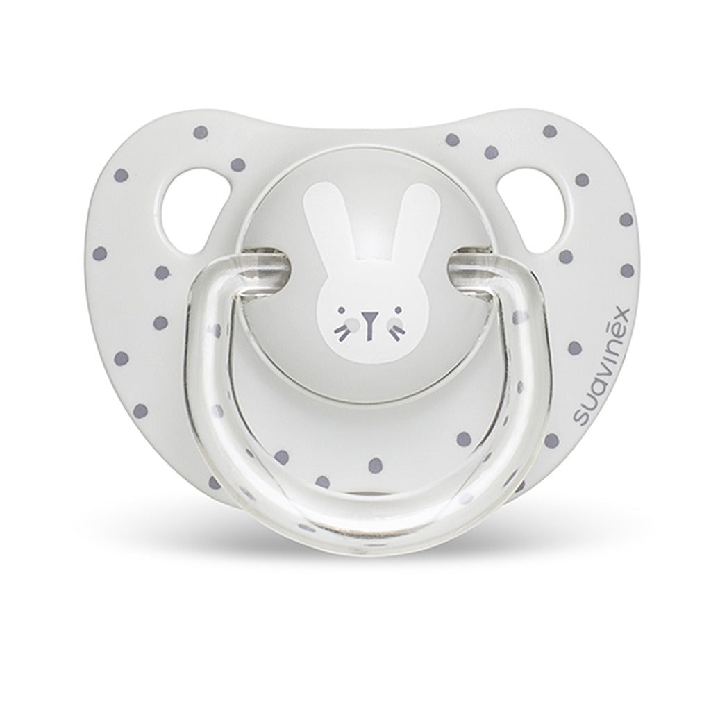 Suavinex Evolution Anatomical Soother Grey Rabbit 18 Months - Easy Pharmacy LLC