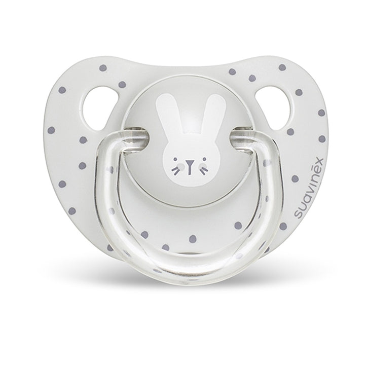 Suavinex Evolution Anatomical Soother Grey Rabbit 18 Months - Easy Pharmacy LLC