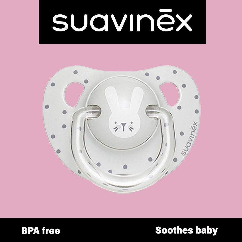 Suavinex Evolution Anatomical Soother Grey Rabbit 18 Months - Easy Pharmacy LLC