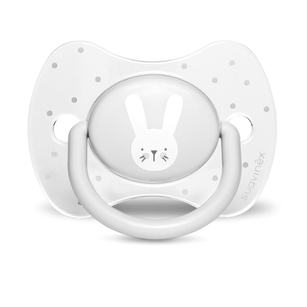 Suavinex Premium Physiological Soother Grey Rabbit 0-6 Months - Easy Pharmacy LLC