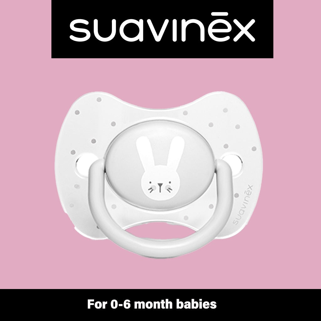 Suavinex Premium Physiological Soother Grey Rabbit 0-6 Months - Easy Pharmacy LLC