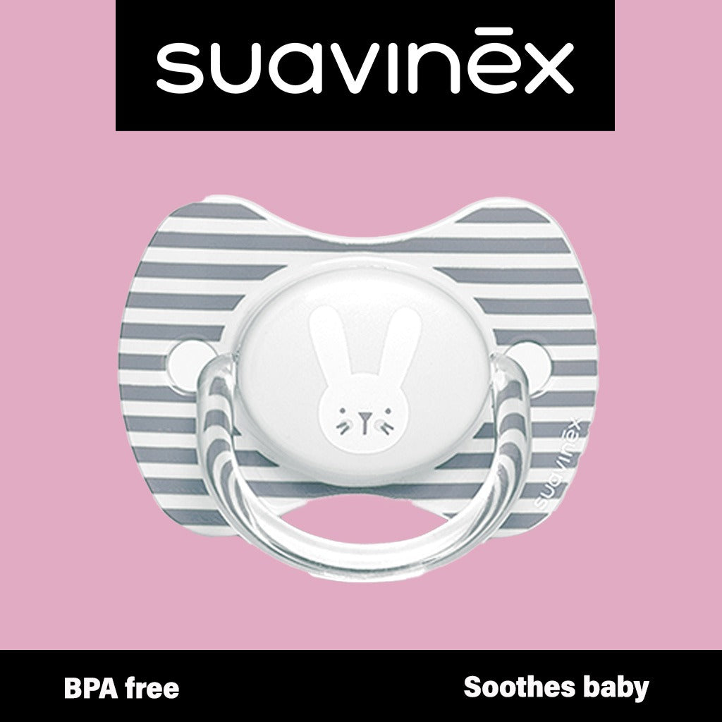 Suavinex Premium Physiological Soother Grey Rabbit 6-18 Month - Easy Pharmacy LLC
