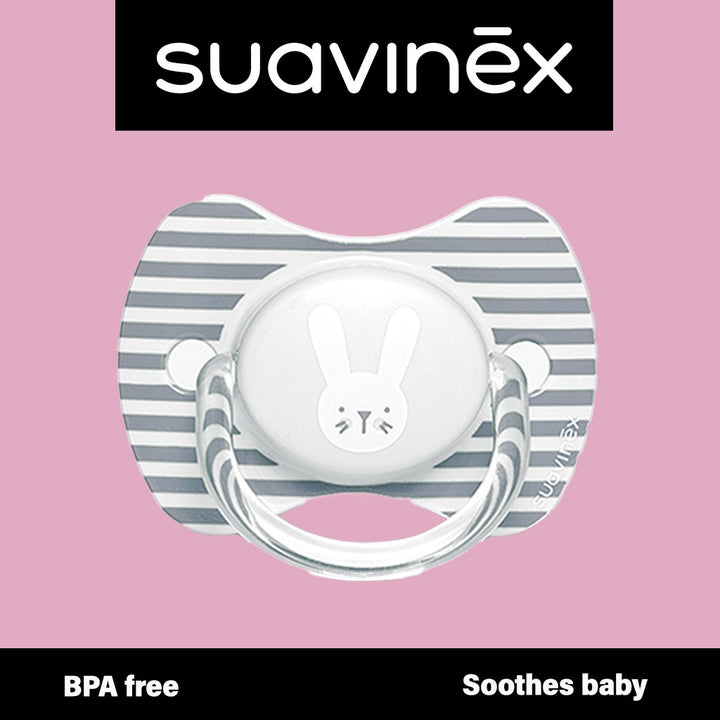 Suavinex Premium Physiological Soother Grey Rabbit 6-18 Month - Easy Pharmacy LLC