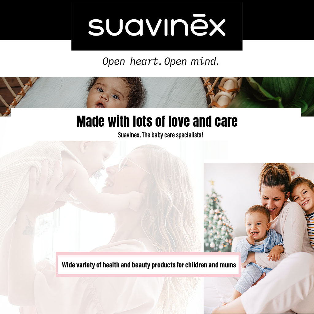 Suavinex Hygge Soft Bristles Brush & Comb Set For 0 Months+ Baby - Green, Pack of 2 Pieces - Easy Pharmacy LLC