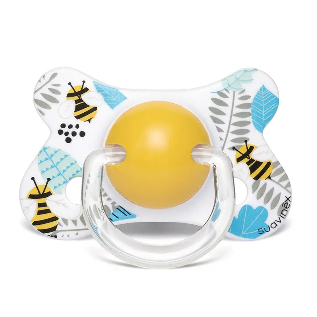 Suavinex Fusion Soother Physiological Bee Yellow For 4-18 Months Babies - Easy Pharmacy LLC