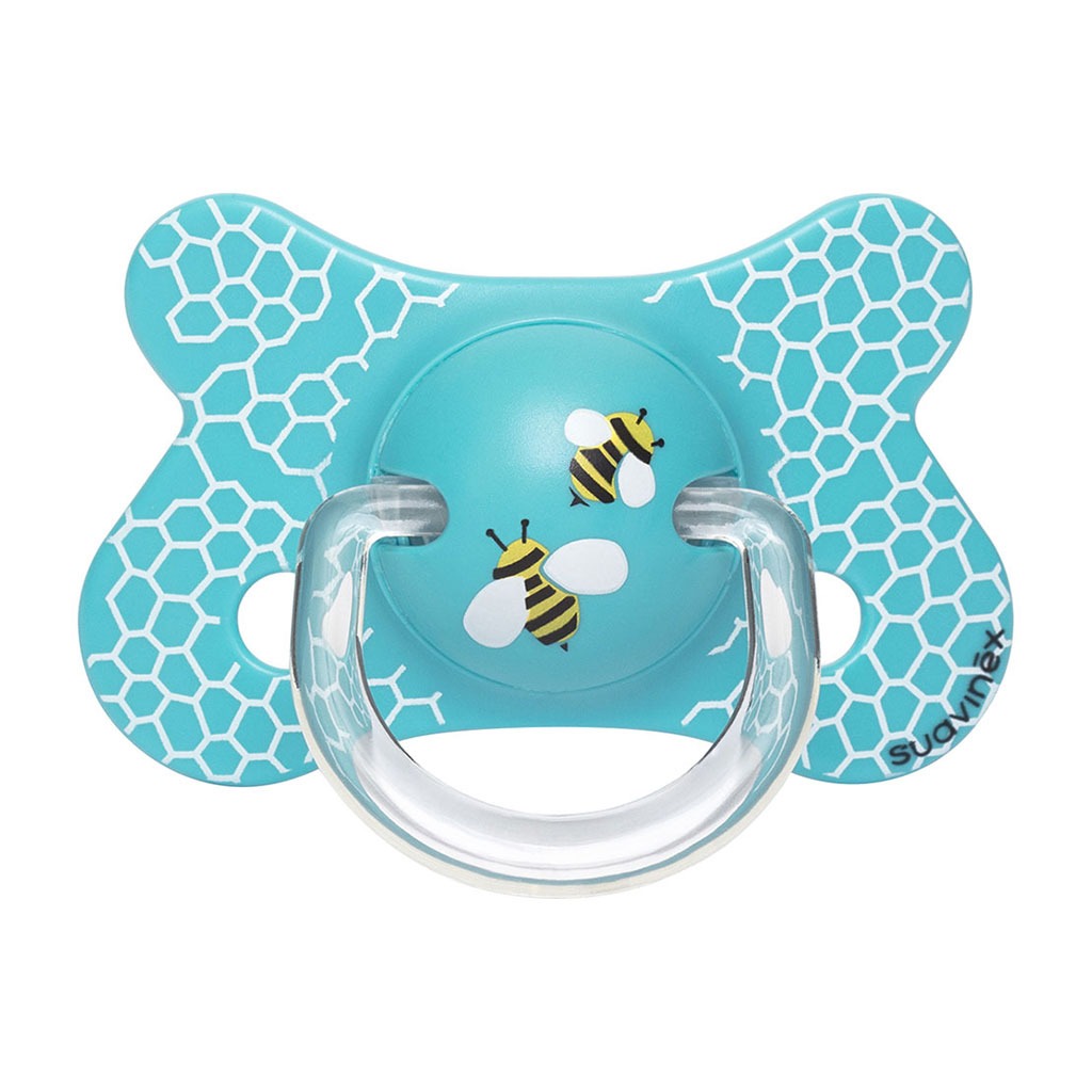 Suavinex Fusion Soother Anatomical Honeycomb Blue For 4-18 Month Babies - Easy Pharmacy LLC