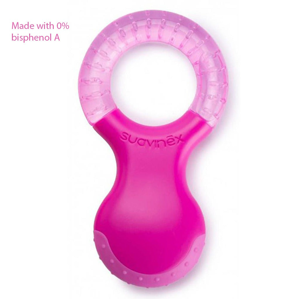 Suavinex Step 2 Chilled Refrigerant Teething Ring For 4 Months+ Baby - Assorted Pink - Easy Pharmacy LLC