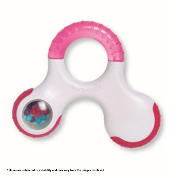 Suavinex Step 3 Educational Teething Ring For 6 Months+ Baby - Pink - Easy Pharmacy LLC