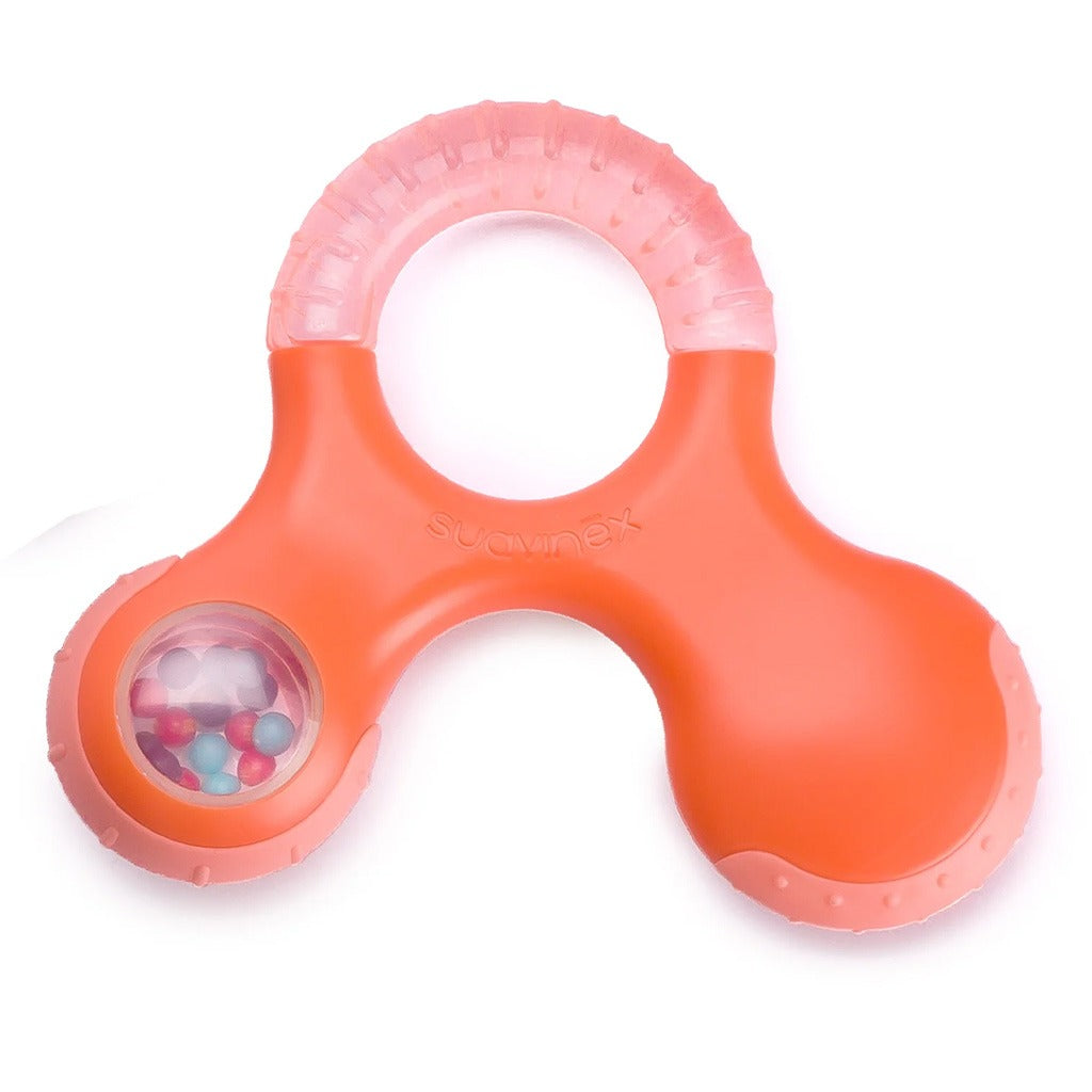 Suavinex Step 3 Educational Teething Ring For 6 Months+ Baby - Red - Easy Pharmacy LLC
