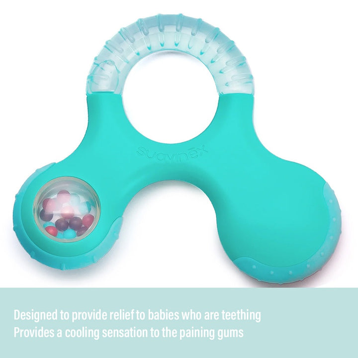 Suavinex Step 3 Educational Teething Ring For 6 Months+ Baby - Green - Easy Pharmacy LLC