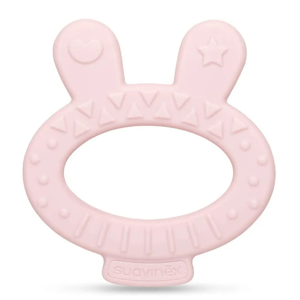 Suavinex Hygge Pink Teether For 0 Months+ Baby, Rabbit, Pack of 1's - Easy Pharmacy LLC