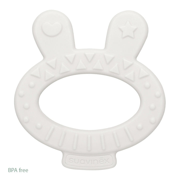Suavinex Hygge Grey Teether For 0 Months+ Baby, Rabbit, Pack of 1's - Easy Pharmacy LLC