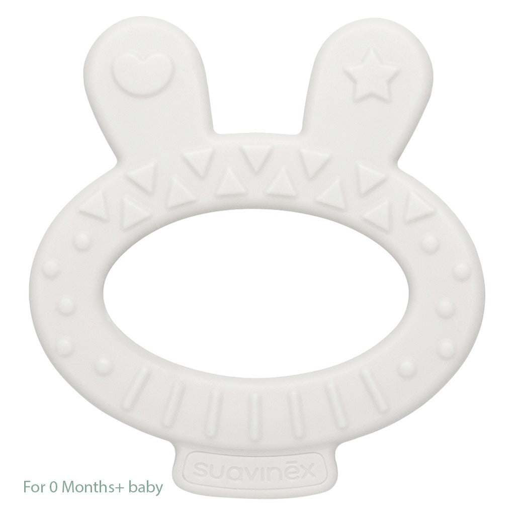Suavinex Hygge Grey Teether For 0 Months+ Baby, Rabbit, Pack of 1's - Easy Pharmacy LLC