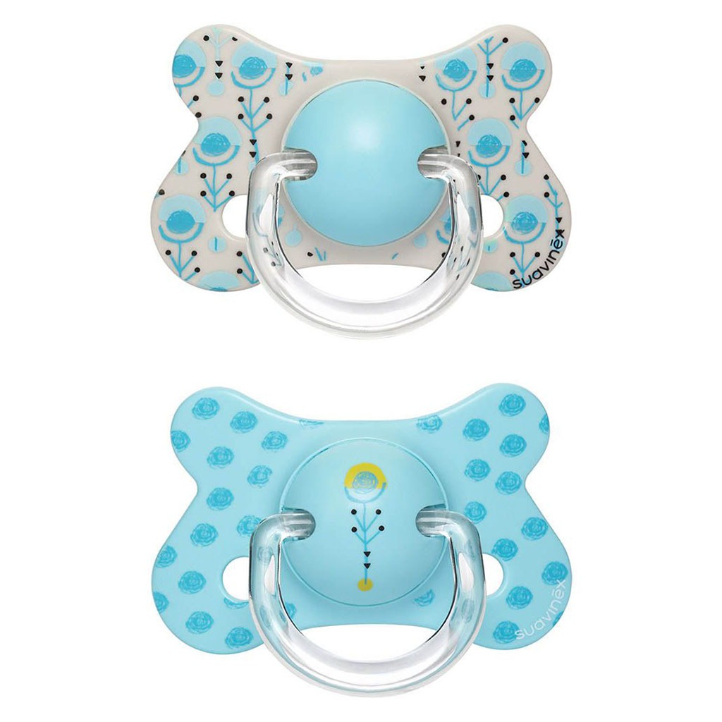 Suavinex Physiological Fusion Soother For 18+ Months Baby - Turkey Blue, Pack of 2's - Easy Pharmacy LLC
