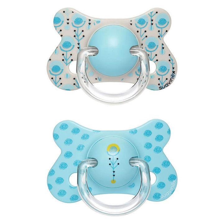 Suavinex Physiological Fusion Soother For 18+ Months Baby - Turkey Blue, Pack of 2's - Easy Pharmacy LLC