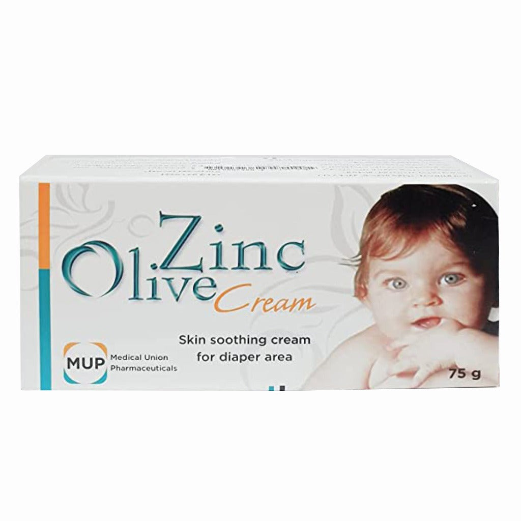 Zinc Olive Skin Soothing Cream For Diaper Area 75g - Easy Pharmacy LLC