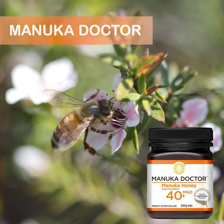 Manuka Doctor Multifloral MGO 40+ Manuka Honey 250gm - Easy Pharmacy LLC