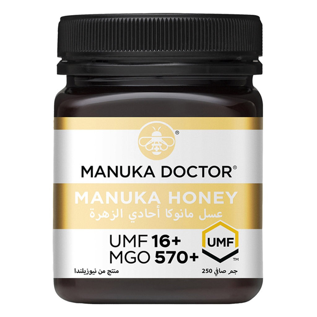 Manuka Doctor UMF 16+ MGO 570+ Manuka Honey 250gm - Easy Pharmacy LLC