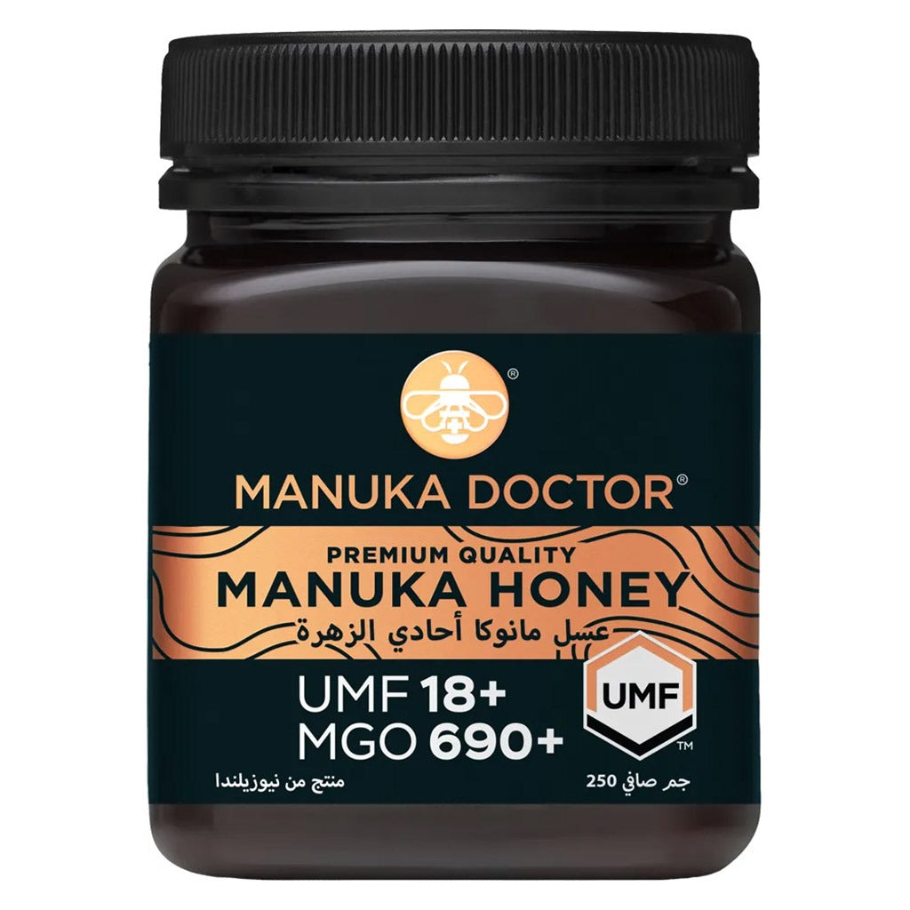 Manuka Doctor UMF 18+ MGO 690+ Manuka Honey 250gm - Easy Pharmacy LLC