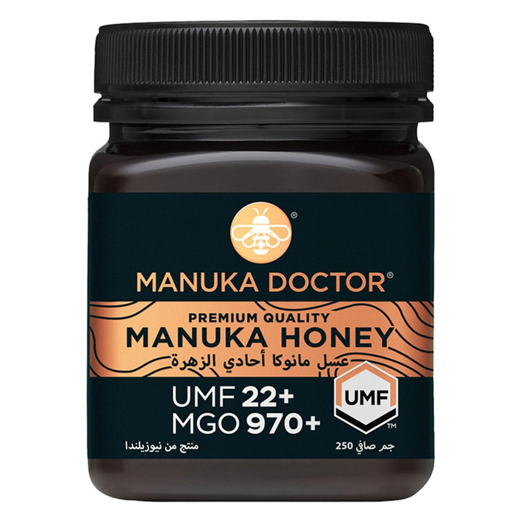 Manuka Doctor UMF 22+ MGO 970+ Manuka Honey 250gm - Easy Pharmacy LLC
