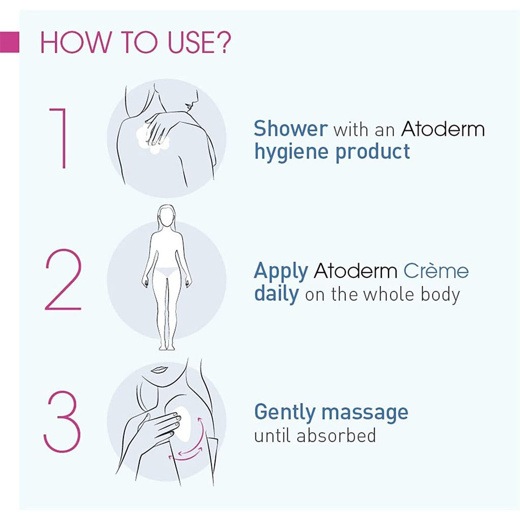 Bioderma Atoderm Ultra-Nourishing Body Moisturiser Cream For Normal Skin And Dry Sensitive Skin 500ml - Easy Pharmacy LLC