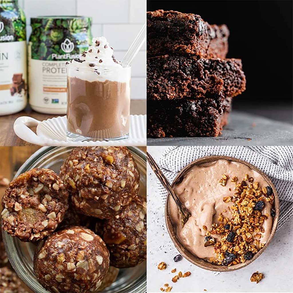 PlantFusion Complete Plant Protein Powder Rich Chocolate 1Lbs - Easy Pharmacy LLC