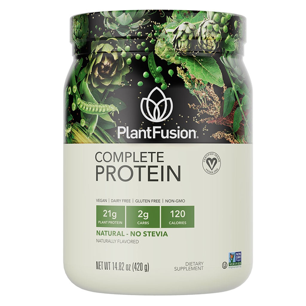 PlantFusion Complete Plant Protein Powder Natural - No Stevia 1Lbs - Easy Pharmacy LLC