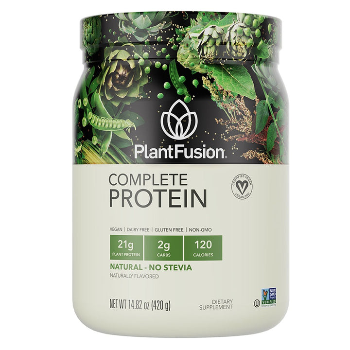 PlantFusion Complete Plant Protein Powder Natural - No Stevia 1Lbs - Easy Pharmacy LLC