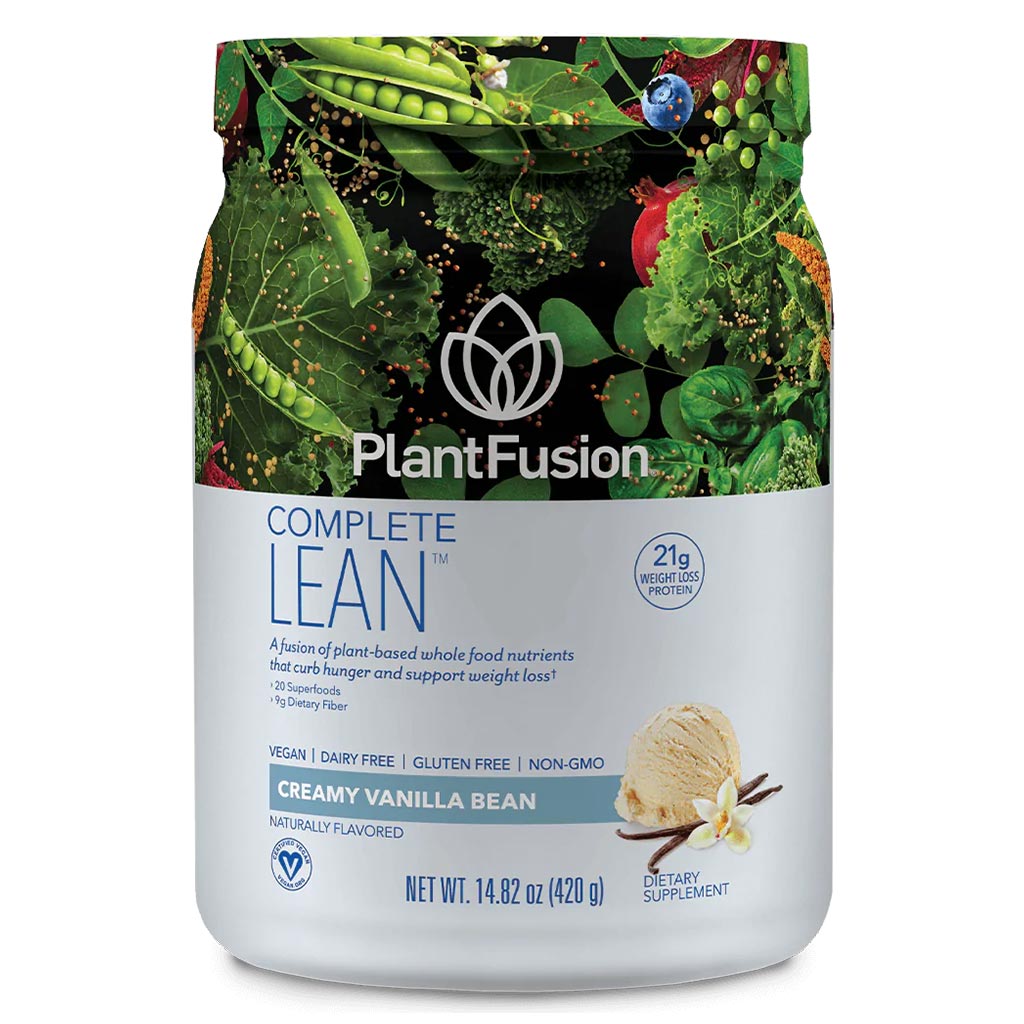 PlantFusion Complete Lean Plant Protein Powder Creamy Vanilla Bean 420g - Easy Pharmacy LLC