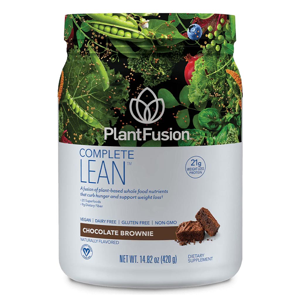PlantFusion Complete Lean Plant Protein Powder Chocolate Brownie 420g - Easy Pharmacy LLC