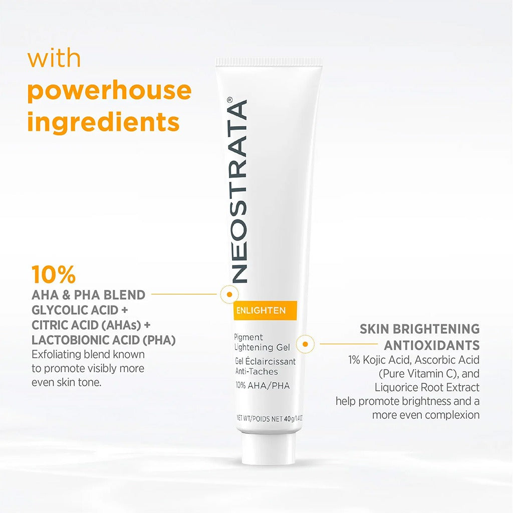 Neostrata Enlighten Pigment Lightening Gel For Dark spots and Uneven skin tone 40g - Easy Pharmacy LLC