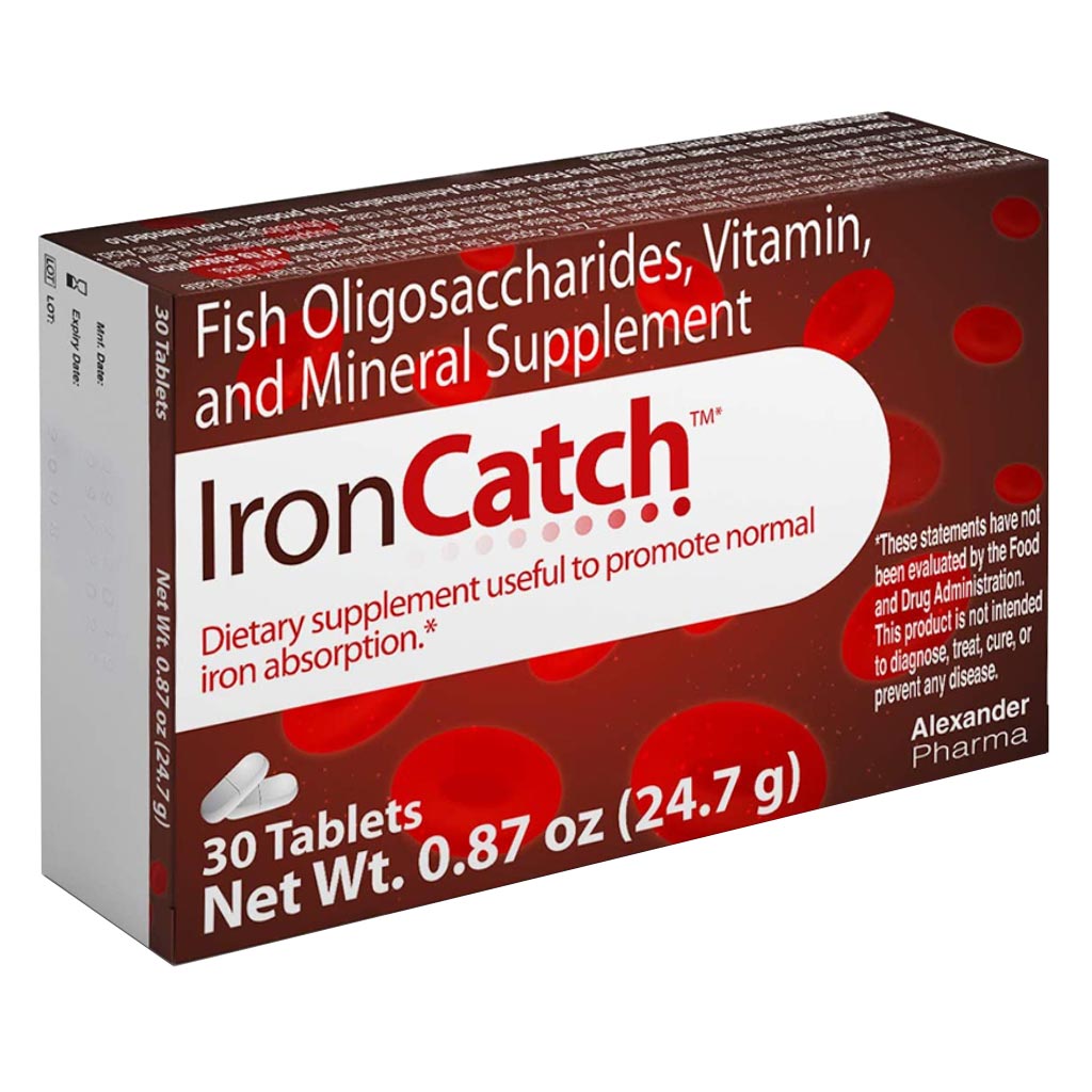 Alexander Pharma IronCatch Iron Supplement Tablets, Pack of 30's - Easy Pharmacy LLC