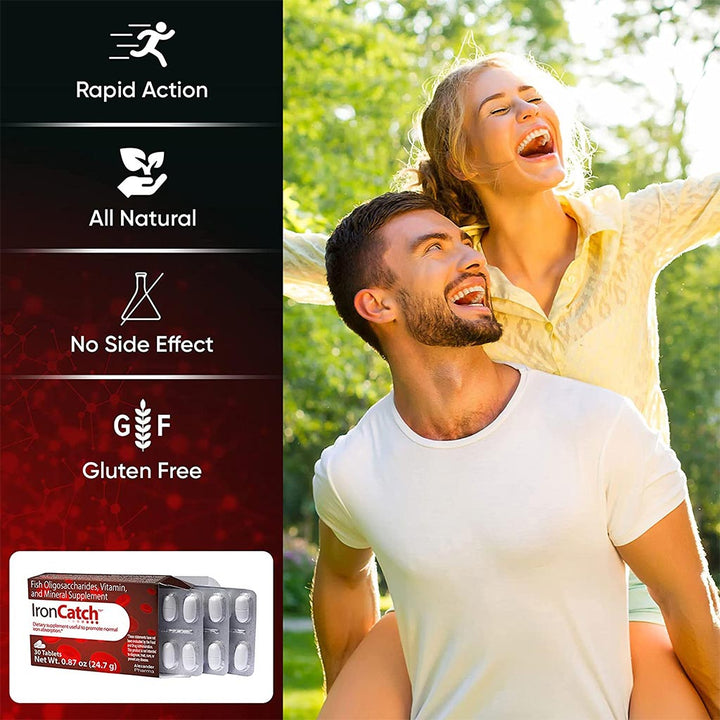 Alexander Pharma IronCatch Iron Supplement Tablets, Pack of 30's - Easy Pharmacy LLC