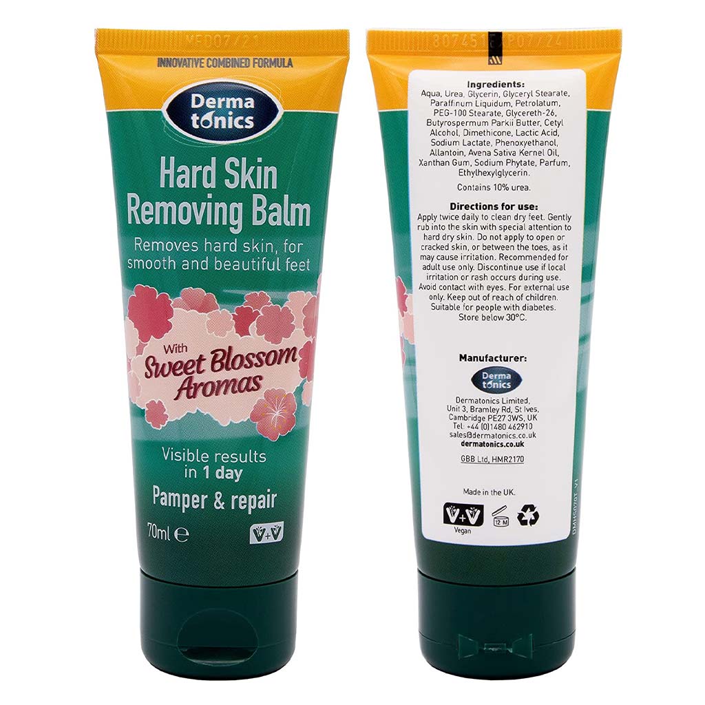 Dermatonics Hard Skin Removing Balm With Sweet Blossom Aromas 70ml - Easy Pharmacy LLC