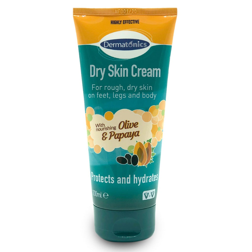 Dermatonics Dry Skin Cream With Nourishing Olive And Papaya 200ml - Easy Pharmacy LLC