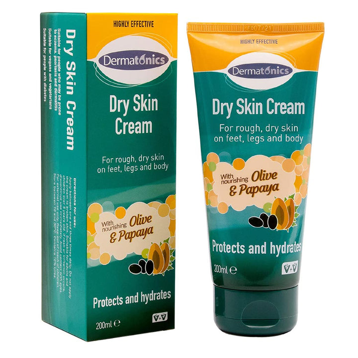 Dermatonics Dry Skin Cream With Nourishing Olive And Papaya 200ml - Easy Pharmacy LLC