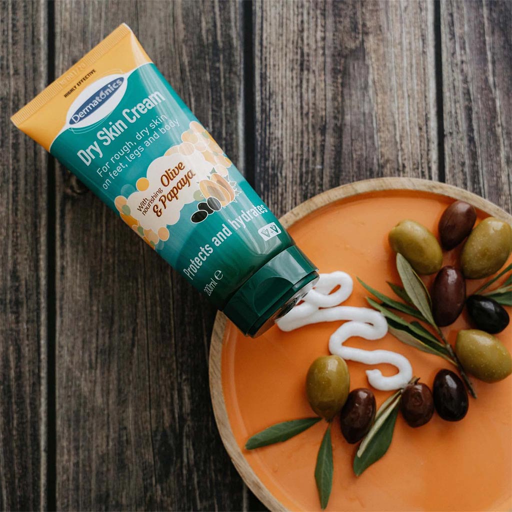 Dermatonics Dry Skin Cream With Nourishing Olive And Papaya 200ml - Easy Pharmacy LLC