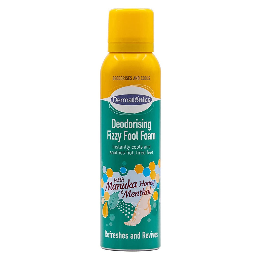Dermatonics Deodorizing Fizzy Foot Foam With Manuka Honey And Menthol 150ml - Easy Pharmacy LLC