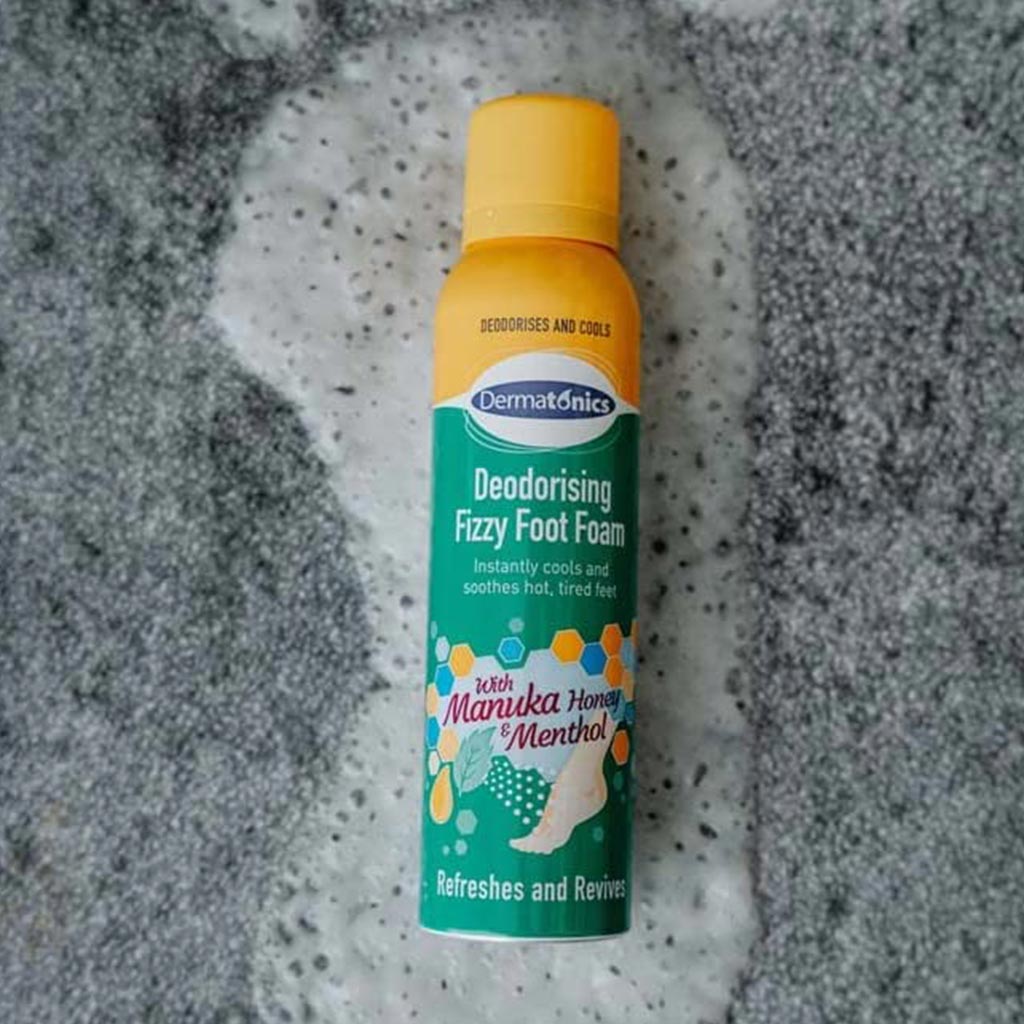 Dermatonics Deodorizing Fizzy Foot Foam With Manuka Honey And Menthol 150ml - Easy Pharmacy LLC