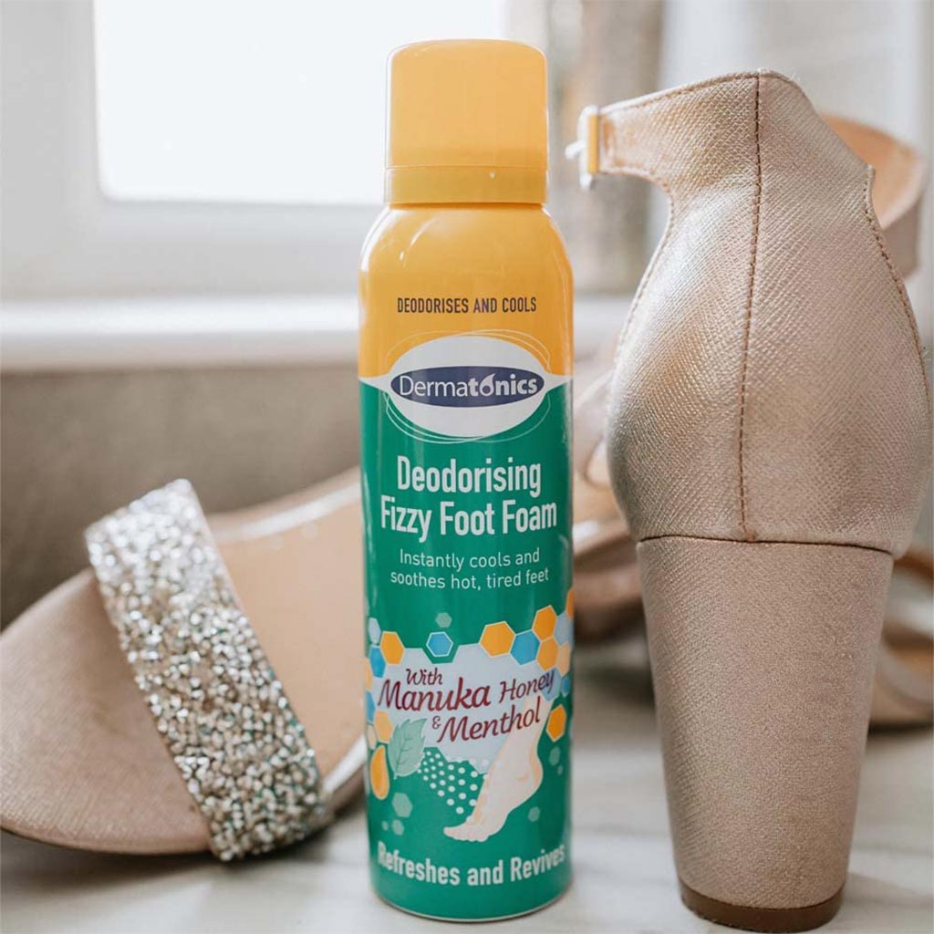 Dermatonics Deodorizing Fizzy Foot Foam With Manuka Honey And Menthol 150ml - Easy Pharmacy LLC