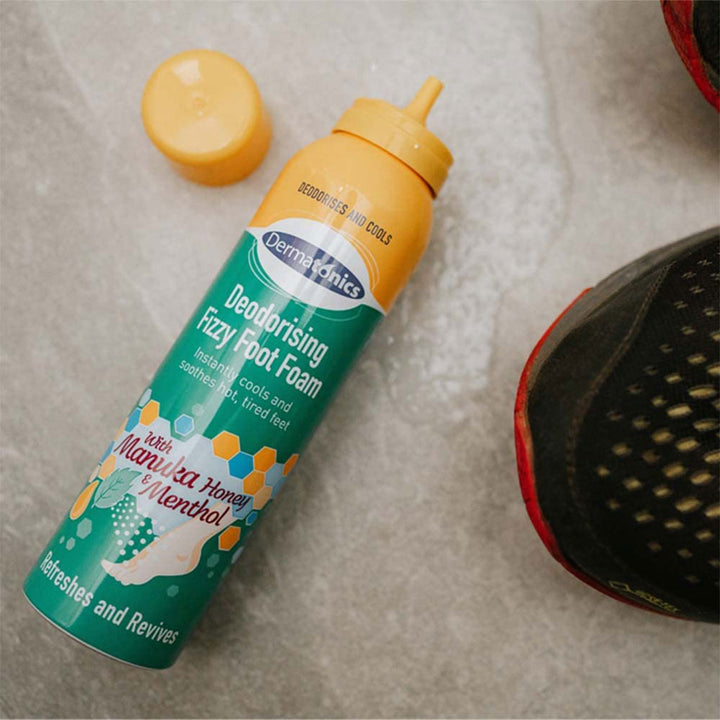 Dermatonics Deodorizing Fizzy Foot Foam With Manuka Honey And Menthol 150ml - Easy Pharmacy LLC