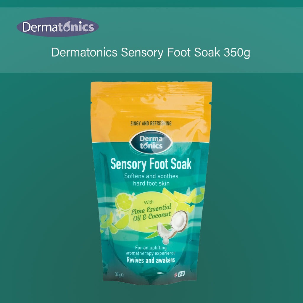 Dermatonics Sensory Foot Soak With Lime Essential Oil And Coconut 350g - Easy Pharmacy LLC