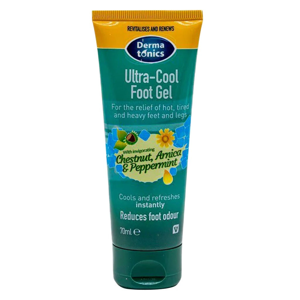 Dermatonics Natural Care Ultra-Cool Foot Gel For Tired & Heavy Feet & Legs 70ml - Easy Pharmacy LLC