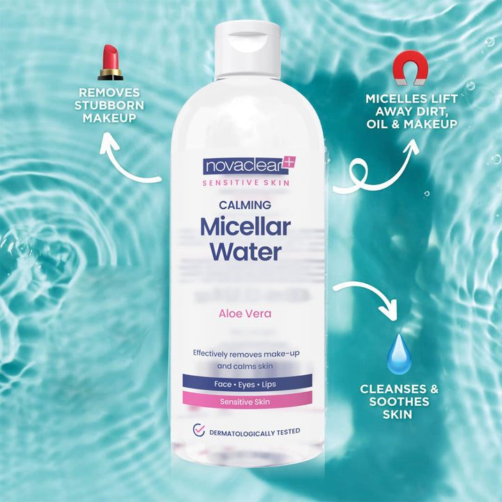 Novaclear Sensitive Skin Calming Makeup Remover Micellar Water 400ml - Easy Pharmacy LLC