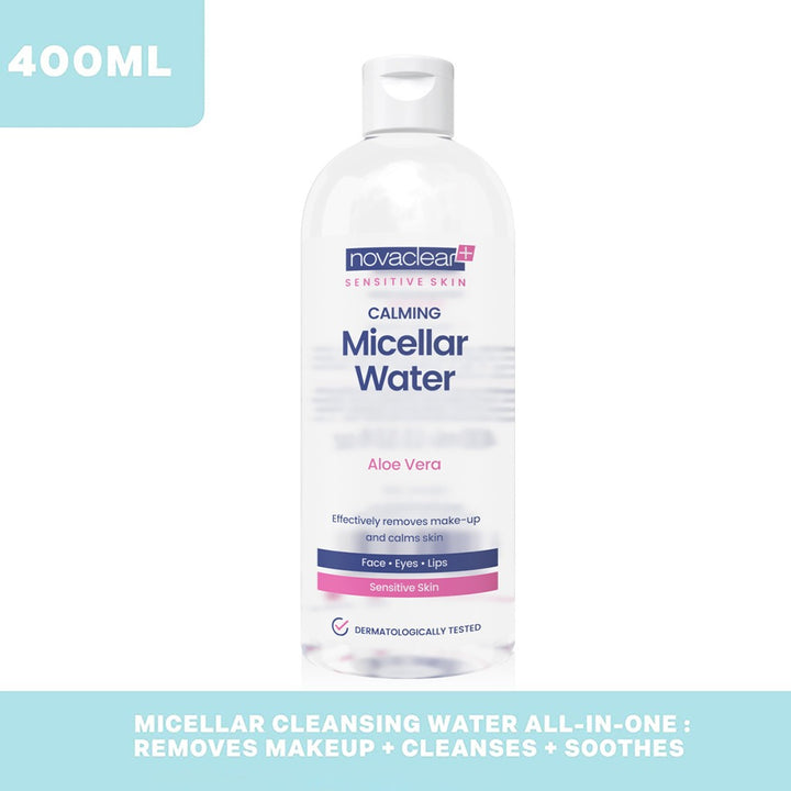 Novaclear Sensitive Skin Calming Makeup Remover Micellar Water 400ml - Easy Pharmacy LLC
